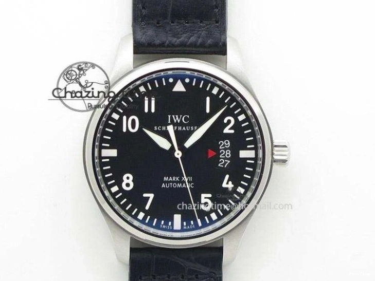 MIROTIME 0110 Portugieser Automatic 42mm RG APSF 1:1 Best Edition Black Dial on Black Leather Strap A Original 7007